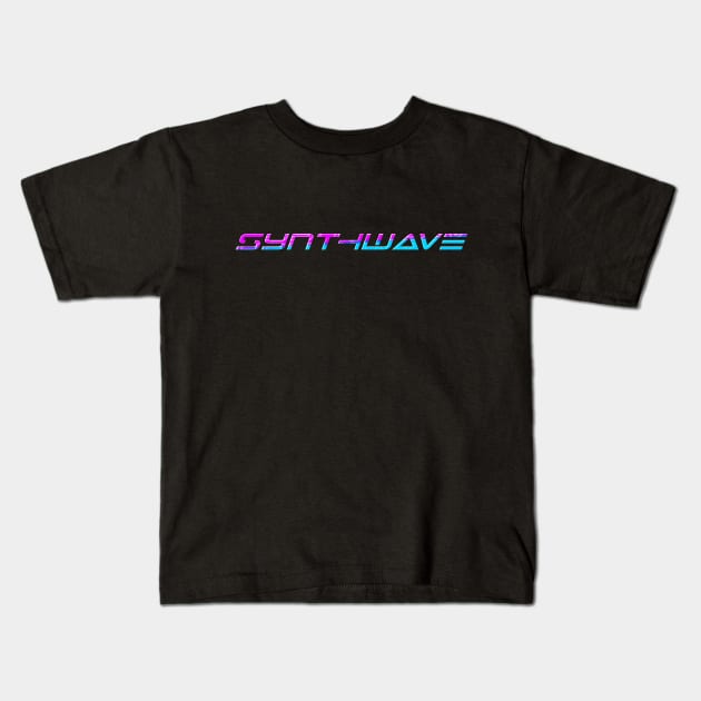 Synthwave Kids T-Shirt by TheVintageChaosCo.